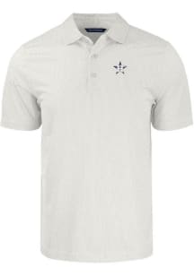 Cutter and Buck Houston Astros Mens White Stars and Stripes Pike Symmetry Short Sleeve Polo