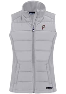 Cutter and Buck Ohio State Buckeyes Womens Charcoal Vault Evoke Vest