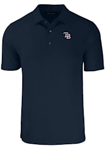 Cutter and Buck Tampa Bay Rays Navy Blue Stars and Stripes Forge Eco Stretch Big and Tall Polo