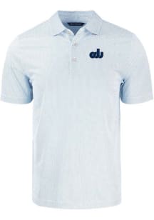 Cutter and Buck Old Dominion Monarchs Mens White Pike Symmetry Short Sleeve Polo
