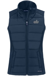 Cutter and Buck Old Dominion Monarchs Womens Navy Blue Evoke Vest