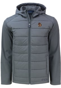 Cutter and Buck Oregon State Beavers Mens Grey Vault Evoke Hood Big and Tall Lined Jacket