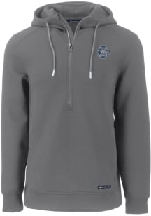 Cutter and Buck Penn State Nittany Lions Mens Grey Roam Long Sleeve Hoodie