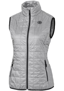 Cutter and Buck Cincinnati Reds Womens Grey Mono Rainier PrimaLoft Vest