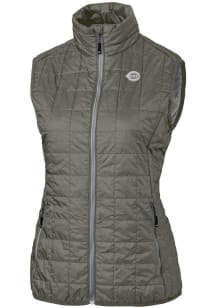 Cutter and Buck Cincinnati Reds Womens Green Mono Rainier PrimaLoft Vest