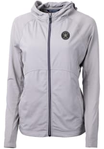 Cutter and Buck Houston Astros Womens Grey Mono Adapt Eco Light Weight Jacket