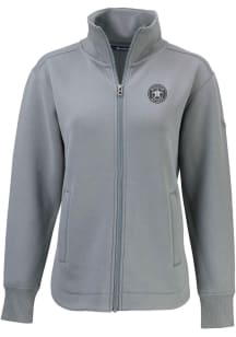 Cutter and Buck Houston Astros Womens Grey Mono Roam Light Weight Jacket