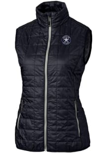 Cutter and Buck Houston Astros Womens Navy Blue Mono Rainier PrimaLoft Vest