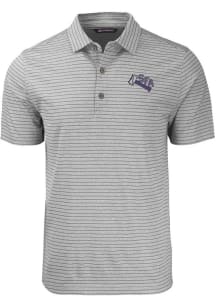 Cutter and Buck SFA Lumberjacks Grey Forge Heather Stripe Big and Tall Polo