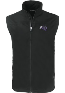 Cutter and Buck SFA Lumberjacks Big and Tall Black Charter Mens Vest