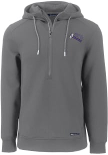 Cutter and Buck SFA Lumberjacks Mens Grey Roam Long Sleeve Hoodie