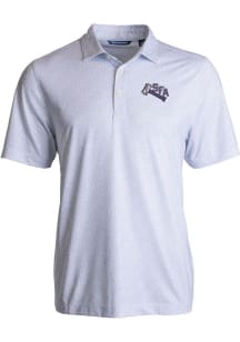 Cutter and Buck SFA Lumberjacks Mens White Pike Pebble Short Sleeve Polo