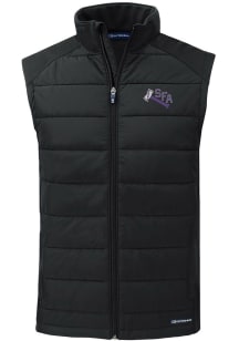 Cutter and Buck SFA Lumberjacks Mens Black Evoke Sleeveless Jacket