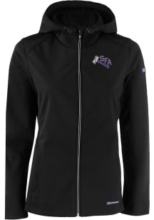 Cutter and Buck SFA Lumberjacks Womens Black Evoke Light Weight Jacket