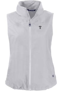 Cutter and Buck Texas Rangers Womens Grey Mono Charter Vest