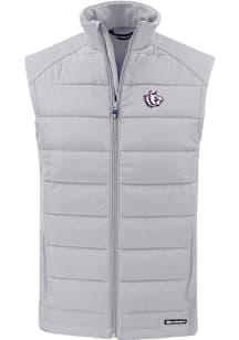 Cutter and Buck TCU Horned Frogs Mens Charcoal Vault Evoke Sleeveless Jacket