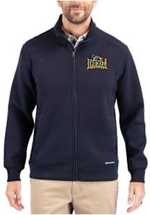 Navy Blue Drexel Dragons Cutter and Buck Mens Roam Big and Tall Light Weight Jacket