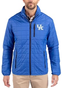 Cutter and Buck Kentucky Wildcats Mens Blue Rainier PrimaLoft Filled Jacket