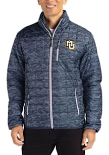 Cutter and Buck Marquette Golden Eagles Mens Navy Blue Rainier PrimaLoft Printed Filled Jacket