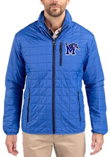 Cutter and Buck Memphis Tigers Mens Blue Rainier PrimaLoft Big and Tall Lined Jacket