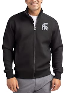 Cutter and Buck Michigan State Spartans Mens Black Roam Big and Tall Light Weight Jacket