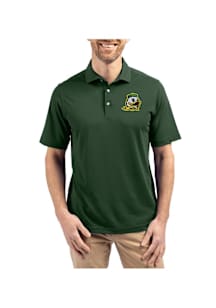 Cutter and Buck Oregon Ducks Green Virtue Eco Pique Big and Tall Polo
