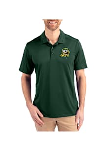 Cutter and Buck Oregon Ducks Mens Green Prospect Short Sleeve Polo