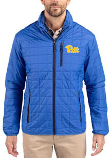 Mens Pitt Panthers Blue Cutter and Buck Rainier PrimaLoft Filled Jacket