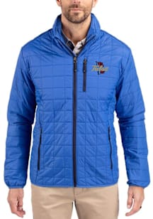 Cutter and Buck Tulsa Golden Hurricane Mens Blue Rainier PrimaLoft Filled Jacket