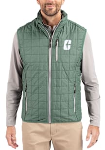 Cutter and Buck UNCC 49ers Mens Green Rainier PrimaLoft Sleeveless Jacket