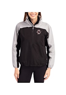 Cutter and Buck Boston College Eagles Womens Black Charter Eco Pullover
