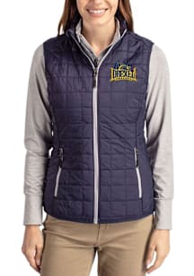 Womens Drexel Dragons Navy Blue Cutter and Buck Rainier PrimaLoft Vest