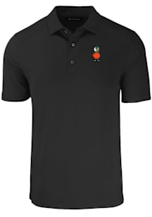 Cutter and Buck UCF Knights Black Vault Forge Eco Stretch Big and Tall Polo