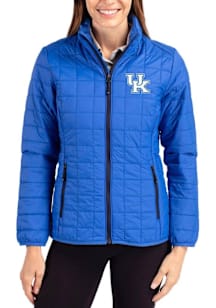 Cutter and Buck Kentucky Wildcats Womens Blue Rainier PrimaLoft Filled Jacket