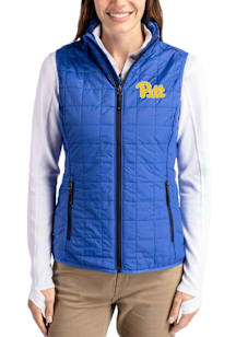 Womens Pitt Panthers Blue Cutter and Buck Rainier PrimaLoft Vest