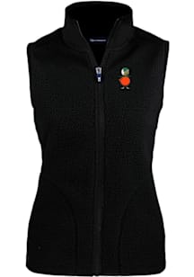 Cutter and Buck UCF Knights Womens Black Vault Cascade Sherpa Vest