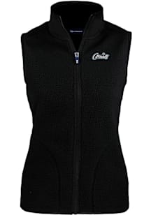 Cutter and Buck UCF Knights Womens Black Citronaut Cascade Sherpa Vest