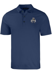 Cutter and Buck Utah State Aggies Navy Blue Forge Big and Tall Polo