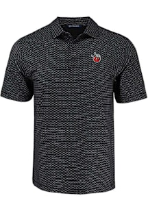Cutter and Buck Fort Wayne TinCaps Black Shadow Check Big and Tall Polo