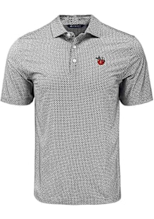 Cutter and Buck Fort Wayne TinCaps Black Pike Diamond Dot Big and Tall Polo
