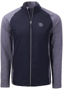 Cutter and Buck Lehigh Valley Ironpigs Mens Navy Blue Adapt Eco Big and Tall Light Weight Jacket