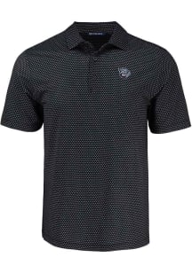 Cutter and Buck Lehigh Valley Ironpigs Black Shadow Check Big and Tall Polo
