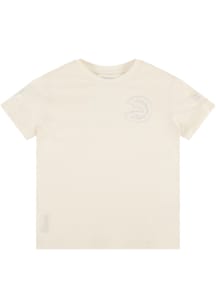 Pro Standard Atlanta Hawks Boys White Neutral Short Sleeve Fashion Tee