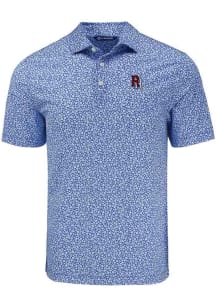 Cutter and Buck Round Rock Express Blue Pike Flora Big and Tall Polo