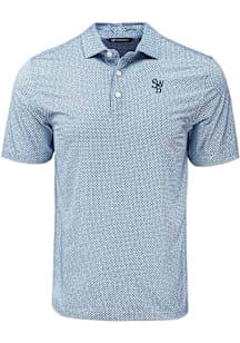 Cutter and Buck Scranton Wilkes Navy Blue Pike Diamond Dot Big and Tall Polo