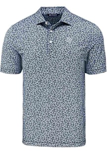 Cutter and Buck Scranton Wilkes Navy Blue Pike Flora Big and Tall Polo