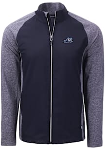 Cutter and Buck West Michigan Whitecaps Mens Navy Blue Adapt Eco Big and Tall Light Weight Jacket