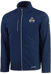 Cutter and Buck Utah State Aggies Mens Navy Blue Evoke Light Weight Jacket