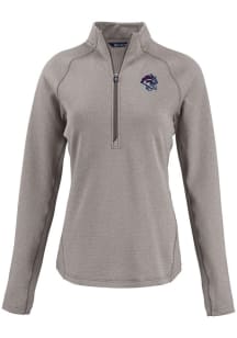 Cutter and Buck Binghamton Rumble Ponies Womens Grey Pehastin Qtr Zip