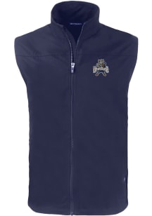 Cutter and Buck Utah State Aggies Mens Navy Blue Charter Sleeveless Jacket